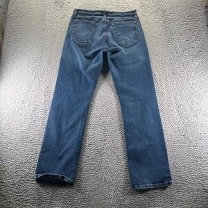 George Jeans Men 32x32 Blue Cotton Denim Straight Leg Stretch Workwear Travel